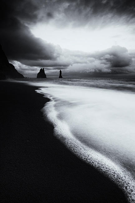 Black and White Photo Iceland